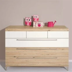 Paidi Remo Wickelkommode 6 Schubkästen Inkl. Wickelaufsatz, Frachtfrei Zum Aktionspreis -Roba || Pinolino Verkaufsgeschäft paidi remo kommode 6s eiche kreideweiss 3 3