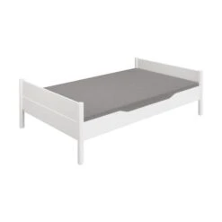 Paidi Ylvie Liege Hohes Fußteil Bettpfosten Kreideweiß 90x200 Cm