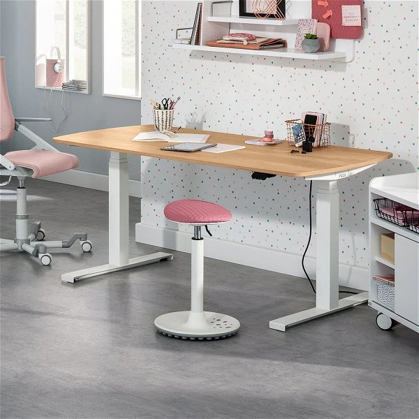 Paidi E-lion 1 Schreibtisch Eiche-Nebraska-Nachbildung / Weiß 150 X 75 Cm 5 Paidi E-lion 1 Schreibtisch Eiche-Nebraska-Nachbildung / Weiß 150 X 75 Cm – Bild 3