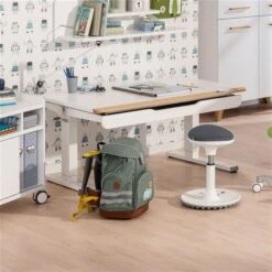 Paidi Teenio 120 Schreibtisch Kreideweiß/Eiche 120 X 75 Cm -Roba || Pinolino Verkaufsgeschäft paidi teenio eiche massiv 147 782 6