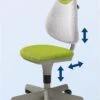 Paidi Pepe Schreibtischstuhl Grün/weiß Flexibel Einstellbar - Zum Aktionspreis