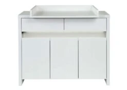 Schardt Planet White Wickelkommode 3 Türen, 2 Schubkästen - Mit Wickelaufsatz