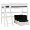 Hoppekids Hochbett ECO Luxury 90x200 Cm Mit Schräger Leiter, Tischplatte & Lounge-Ecke