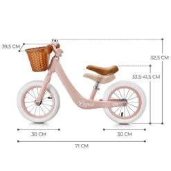 Kinderkraft RAPID Laufrad Rosa -Roba || Pinolino Verkaufsgeschäft rapid pink dimensions