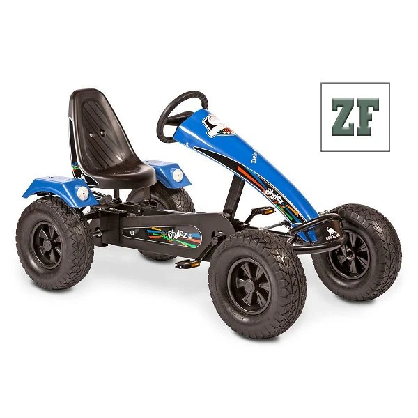 Dino Cars Stylez ZF GoKart Blau Zuschaltbarer Freilauf & Offroad-Breitreifen 3 Dino Cars Stylez ZF GoKart Blau Zuschaltbarer Freilauf & Offroad-Breitreifen