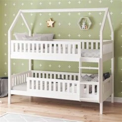 Nature Kid Lilly Etagenbett Kiefer Weiß Lackiert Liegefläche 90 X 200 Cm -Roba || Pinolino Verkaufsgeschäft salerno etagenbett wei ambiente