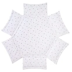 Schardt Solitär 6-Eck Laufgitter Kiefer Weiß Mit Folie Sternchen Grau -Roba || Pinolino Verkaufsgeschäft schardt sternchenrot laufgittereinlage 2