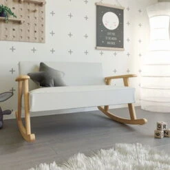 Nature Kid Imola Kinder-Schaukelsofa Weiß Natur Für Kinder Ab Drei Jahren -Roba || Pinolino Verkaufsgeschäft schaukelsofa wei ambiente 2k gr