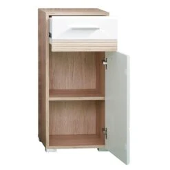 Trendteam Set-One Bad Kombination 4-teilig Weiß / Eiche -Roba || Pinolino Verkaufsgeschäft set one bd 1336 802 96 dynamisch freisteller