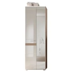 Trendteam Set-One Garderobenschrank Weiß / Eiche