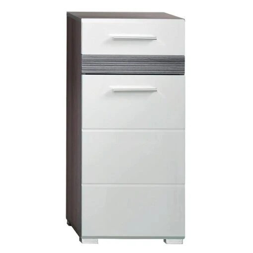 Trendteam Set-One Bad Kommode Weiß / Rauchsilber -Roba || Pinolino Verkaufsgeschäft setone bd 1336 802 03 freisteller 2