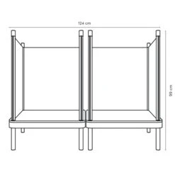 Timkid Sila Couch Klein Petrol Kissen Grün/rot -Roba || Pinolino Verkaufsgeschäft sila couch klein technisch 1 1 1 1 1 1
