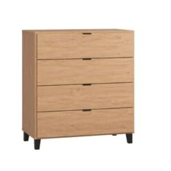 VOX Simple Kommode Eiche/schwarz