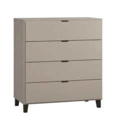 VOX Simple Kommode Grau/schwarz