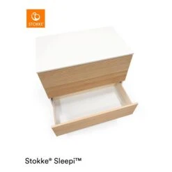 Stokke® Sleepi™ Kommode Natural -Roba || Pinolino Verkaufsgeschäft sleepi dresser natural topview 220518 5284 rt