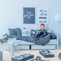 Hoppekids Sofabett ECO Dream - Dream Blue 90x200 Zum Toppreis -Roba || Pinolino Verkaufsgeschäft sofabett 90x200 blue