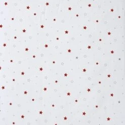 Schardt Laufgitter Basic Buche Massiv Weiß 100 X 100 Cm, Mit Laufrollen, Folie Sternchen Rot -Roba || Pinolino Verkaufsgeschäft stoff sternchen rot 1