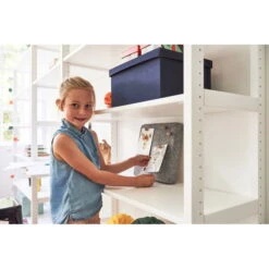 Hoppekids Storey Regal 2-teilig Weiß 100 Cm Breite, Mit 8 Regalbrettern & Tischplatte -Roba || Pinolino Verkaufsgeschäft storey mood pic 3 3