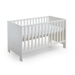 Arthur Berndt Thilo Kinderbett 70x140 Cm MDF Weiß Mit Rillenfräsung