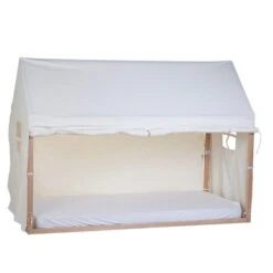 Childhome Hausbett Bezug 90x200 Cm Weiß Bettzelt Zum Toppreis