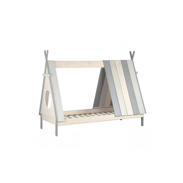 Nature Kid Tipi Bett Waldhütte Vintage Look Liegefläche 90 X 200 Cm 4 Nature Kid Tipi Bett Waldhütte Vintage Look Liegefläche 90 X 200 Cm – Bild 2