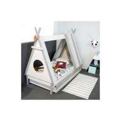 Nature Kid Tipi Bett Waldhütte Vintage Look Liegefläche 90 X 200 Cm 7 Nature Kid Tipi Bett Waldhütte Vintage Look Liegefläche 90 X 200 Cm -Roba || Pinolino Verkaufsgeschäft tippibett waldhuette ambiente gr 1