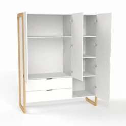 Nature Kid Laslo Kinderzimmer 3türig 90x200cm 3-teilig 9 Nature Kid Laslo Kinderzimmer 3türig 90x200cm 3-teilig -Roba || Pinolino Verkaufsgeschäft trento kleiderschrank whiteroom offen 1zu1 3 1