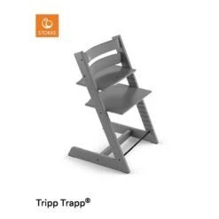 Stokke® Tripp Trapp® Grau Hochstuhl Storm Grey Neuestes Modell