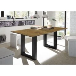 Mäusbacher The Big System Esstisch 160-210x90 Cm Farbe + Gestell Wählbar | Mit Schweizer Kante