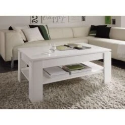 Trendteam Universal Couchtisch Weiß Dekor