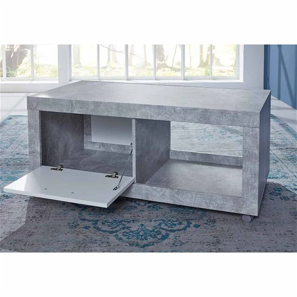 Trendteam Universal Couchtisch Auf Rollen Beton Stone Melamin 4 Trendteam Universal Couchtisch Auf Rollen Beton Stone Melamin – Bild 2