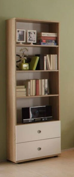 Ticaa Vicky Jugendzimmer 4-teilig Sonoma-Weiß Mit 3-türigem Kleiderschrank -Roba || Pinolino Verkaufsgeschäft vicky sonoma regal 2