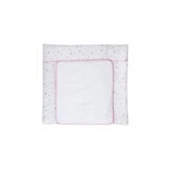 Schardt Wickelauflage Herzchen Rosa 80x75 Cm - Inkl. Abnehmbarem Frotteebezug