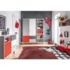 VOX Concept Jugendzimmer 2türig Red White/grey/graphite -Roba || Pinolino Verkaufsgeschäft zimmer red 2t gr 1